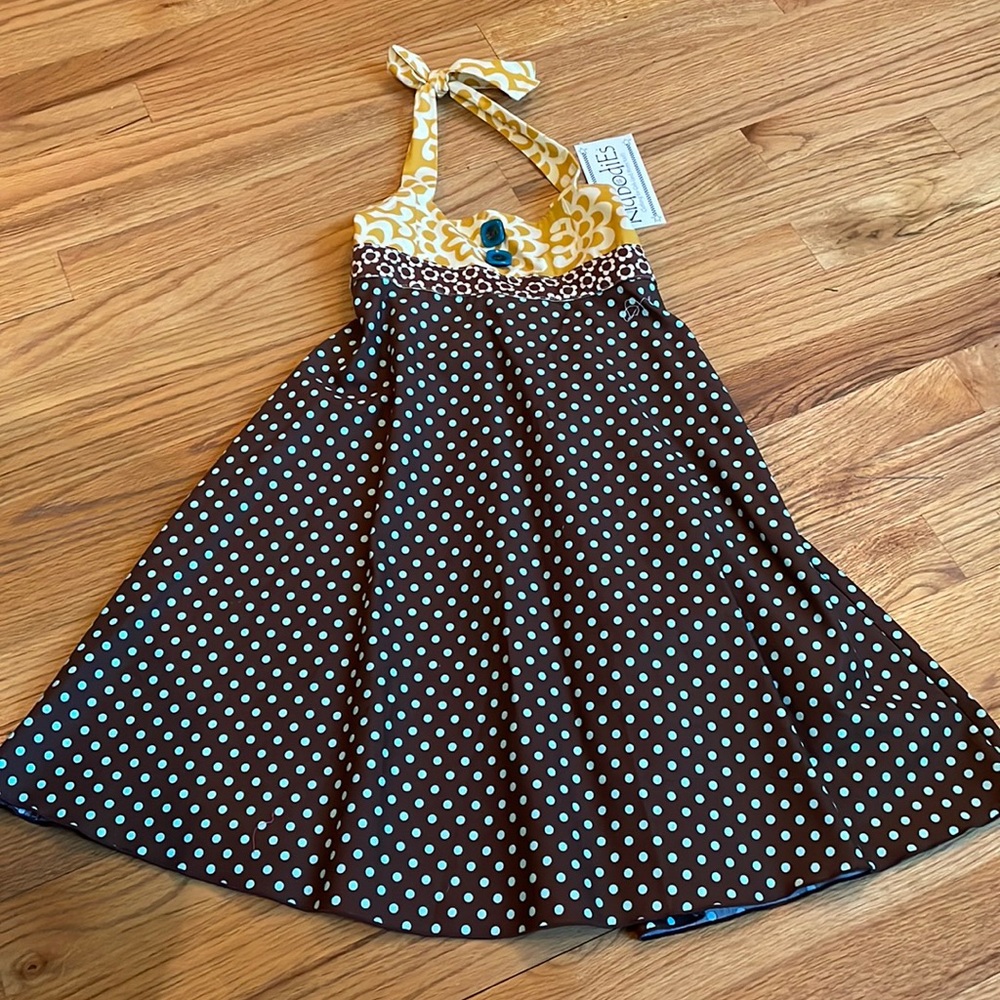 NWT- Kid Bodies halter dress—size 6-must see!